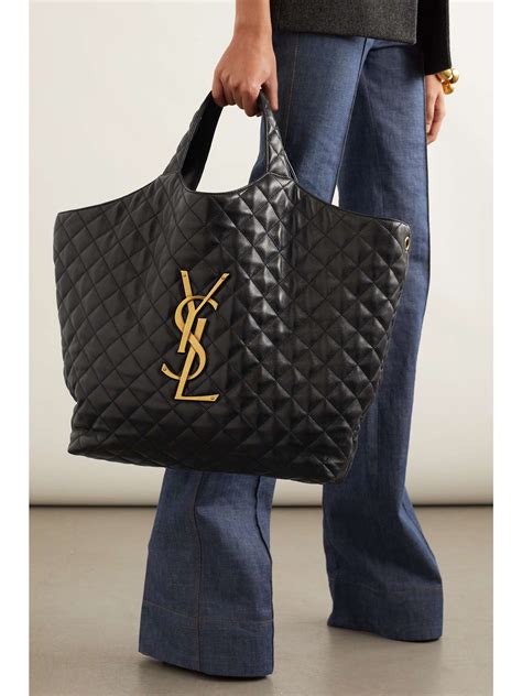 ysl quilted tote bag|ysl tote bag price.